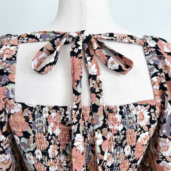 MinkPink Floral Cropped Blouse Midi Skirt Matching Set - Picture 6 of 10